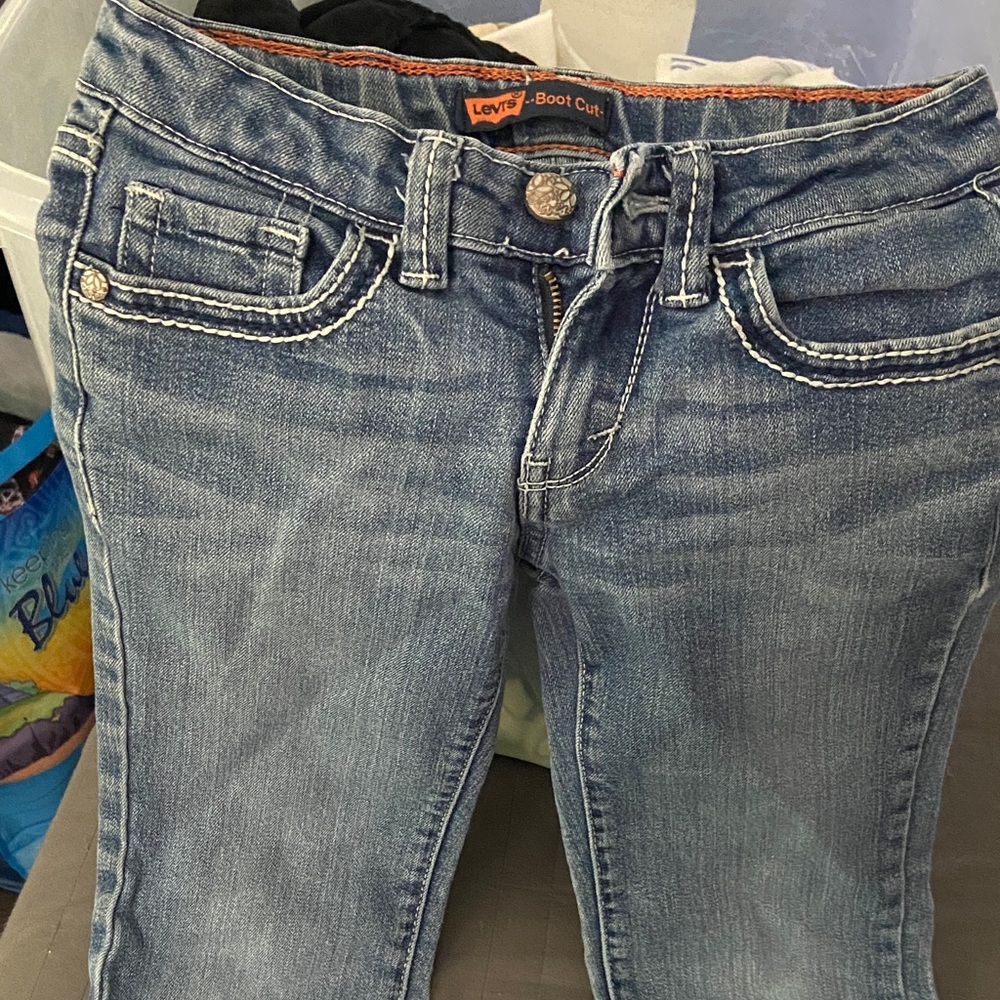Levi's Girls Boot Cut Jeans - Blue size 8